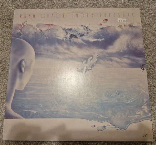 RUSH Grace Under Pressure 1984 Vinyl LP Record Mercury PolyGram 818 476-1 M-1