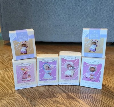 New In Box Complete Series Hallmark Keepsake Ornament Springtime Bonnets 1993-97
