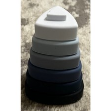 Montessori Silicone Triangle Stacking Blocks NWT 