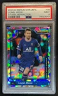 2021-22 Topps Merlin Chrome UEFA Lionel Messi Atomic Refractor #98/250 PSA 9