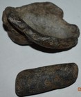 BEAUTIFUL MAYAN RITUAL STONE MORTAR AND PESTLE, WELL USED 5" — photo 1