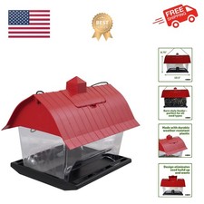 Country Barn Hopper Bird Feeder, 4.5-Pound Capacity Bird Feeders