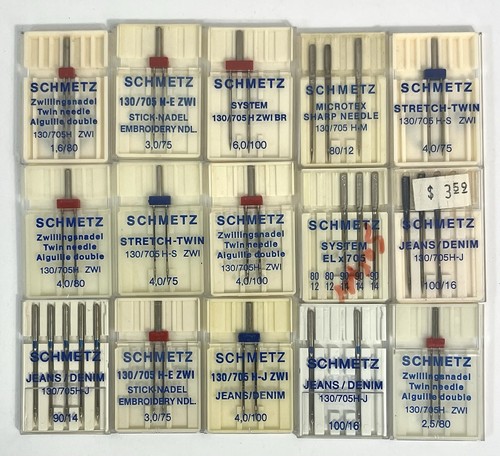 Lot of Schmetz Sewing Machine Needles  - Mixed Sizes