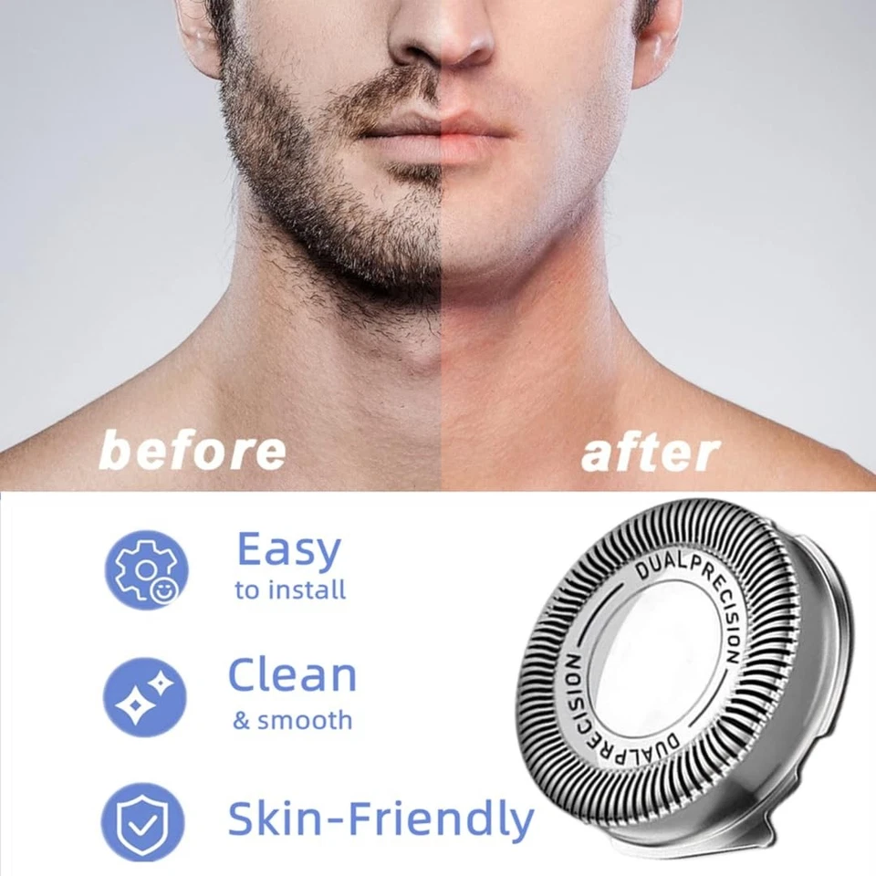 Cabezales de repuesto HQ8 para afeitadoras Norelco Aquatec para afeitadora Philips PT720 AT880 Foto 3 de 4