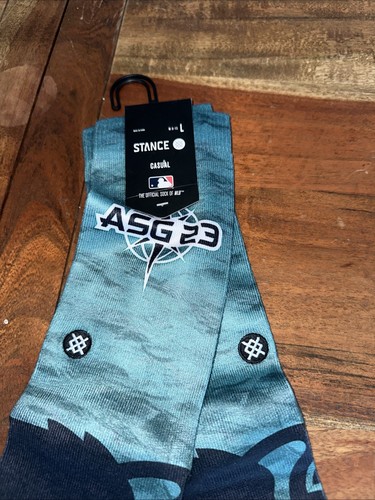 NWT Stance Casual crew socks, men's L (9-13), 2023 All Star Game, green, MLB, AL - Picture 5 of 6