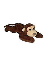 TORE Vintage Brown Monkey Plush Stuffed Animal Toy Bean Bag Beanie Soft Collecti