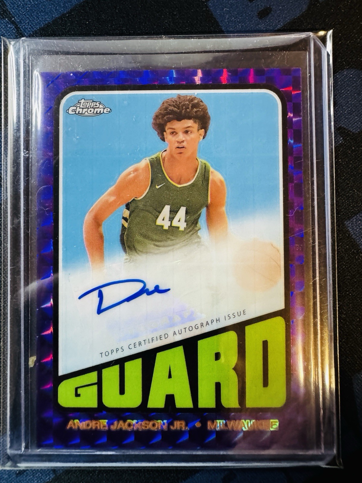 Andre Jackson Jr. - 2023-24 Topps Chrome 1972 - Auto Refractor RC #TA-AJ Bucks