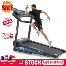Walking Running Machine w/Smart Fitness Tracking,12 Preset Program,LCD Display