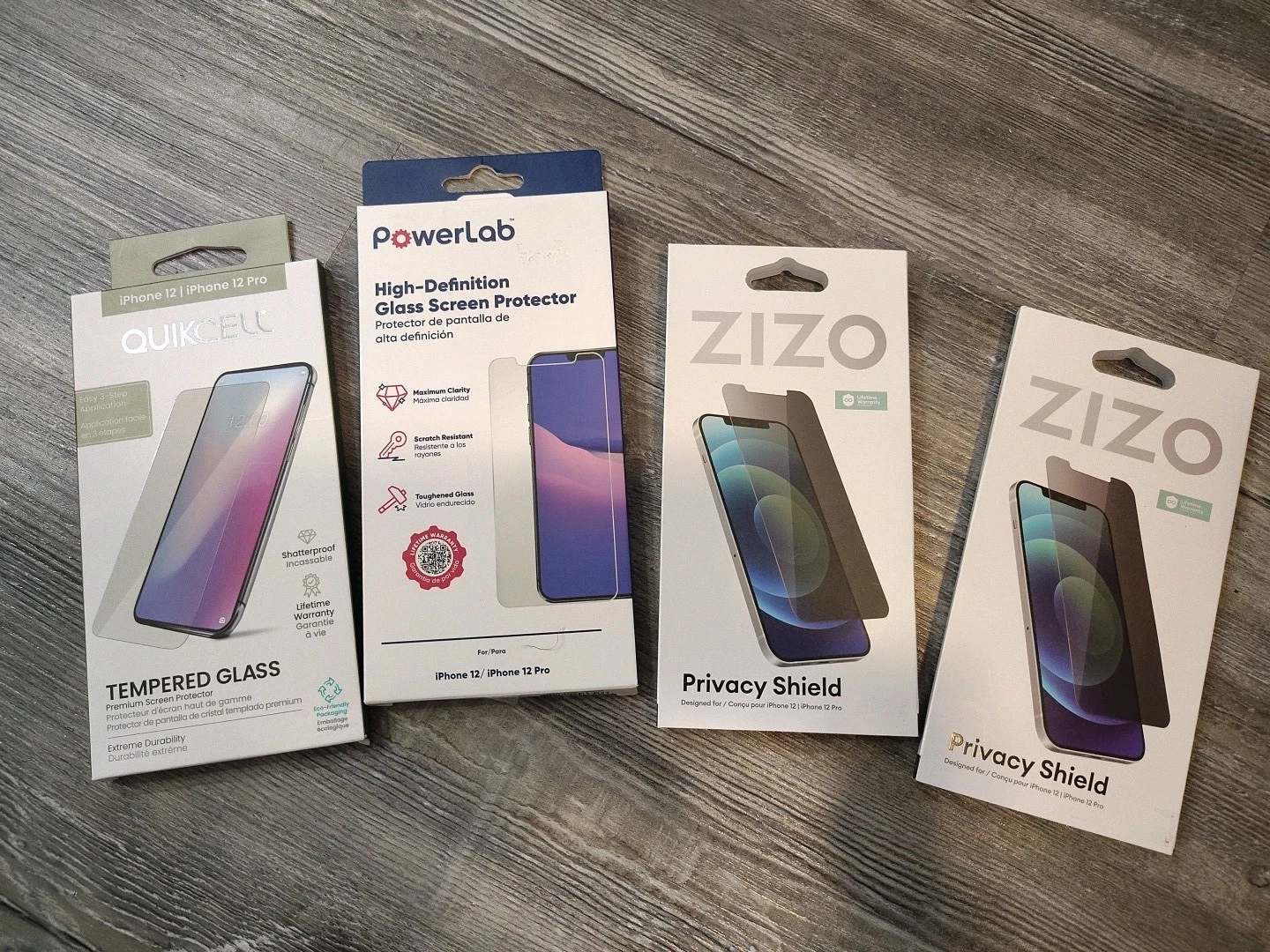 iPhone 12 Pro Max Accessory Lot of 4 Screen Protectors