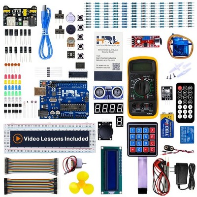 Horizon Uno Electronics Starter Kit with Video Lessons   Arduino-Compatible B...