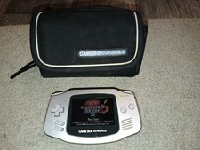 CONSOLE NINTENDO GAMEBOY ADVANCE GRISE AGB 001 TBE + HOUSSE OFFICIELLE