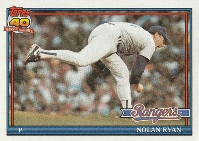 1991 Topps Baseball Base Cards #1-250 - Complete Your Set (You Pick!)
