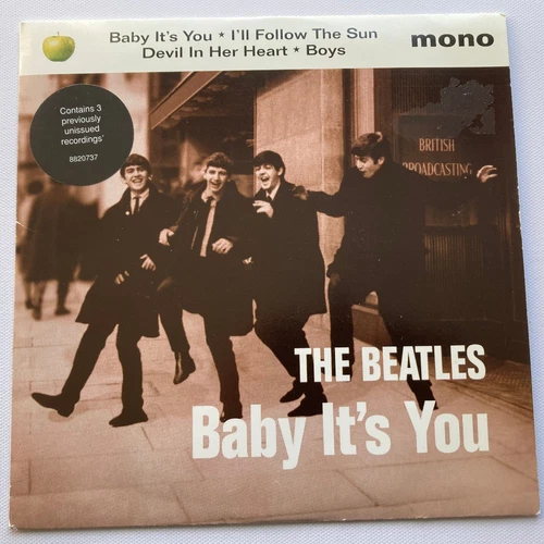 THE BEATLES "BABY ITS YOU" UK 1995 4 TRACK EP WITH HYPE STICKER NR MINT