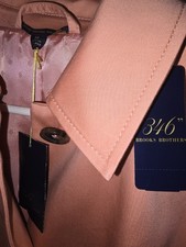 Brooks Brothers 346 Womens Orange Belted Tren...