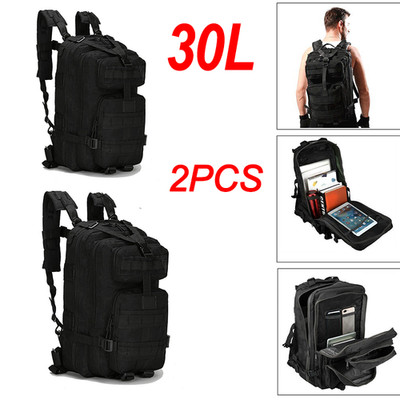 30L Military Tactical Backpack Rucksack Travel Bag for Camping Hiking Outdoor