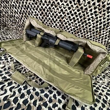 NEW Bravo Airsoft Gun Case For Squad Automatic Weapons - Tan