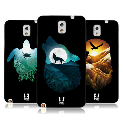 HEAD CASE DESIGNS TIERE DOPPELBELICHTUNG GEL HANDYHÜLLE FÜR SAMSUNG HANDYS 2