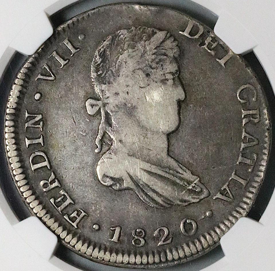 1820-Zs NGC VF 25 Mexico 8 Reales Zacatecas War Independence Coin (24070705C) - Image 2 of 4