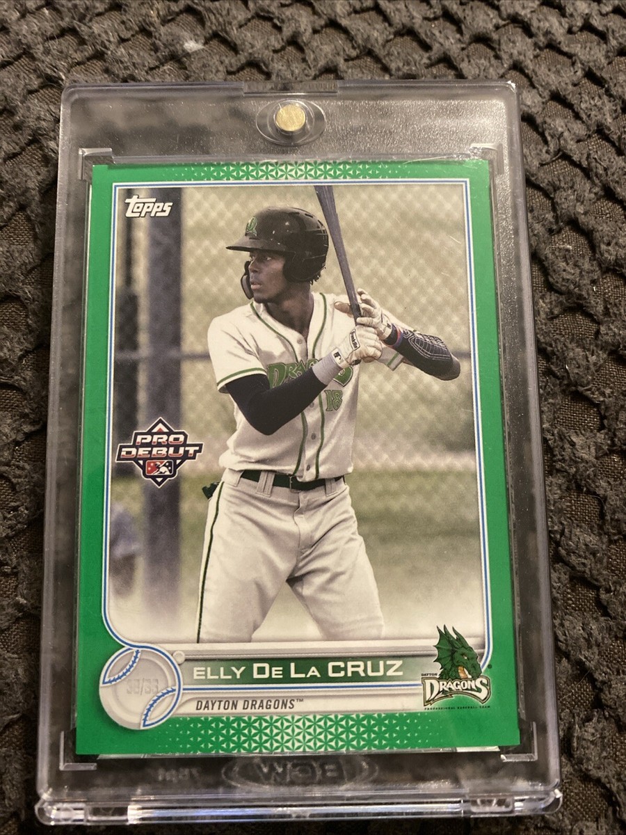 2022 Topps Pro Debut Green 65 /99 Elly De La Cruz #PD-189