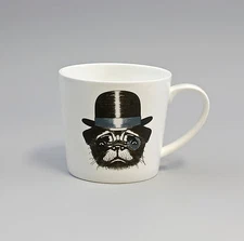 9952268 Porcelain Mug/Cup Decor Dog with Hat Jameson&tailor 13.5oz H8,2in