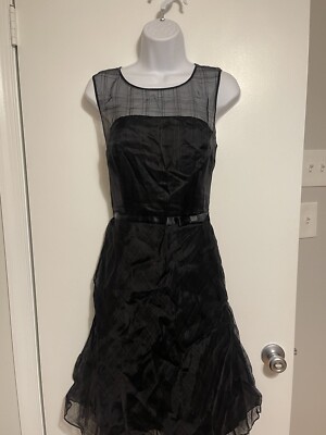 express black silk dress Satin Long Sleeve Tie Waist Mini Dress