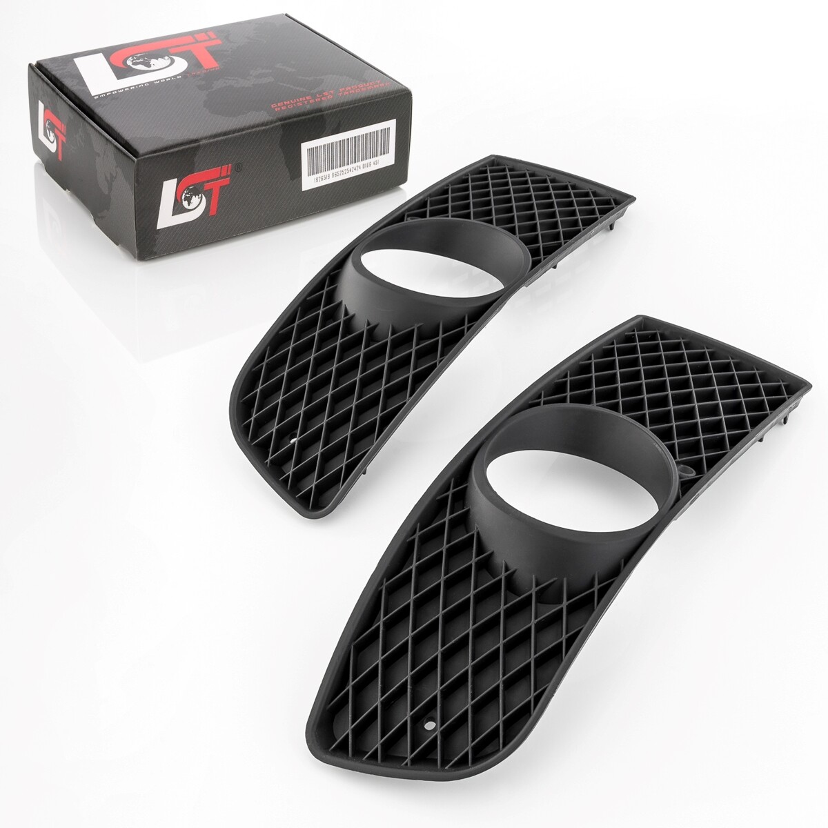 2x Fog Light Blends Bumper Grille Set Left Right for VW POLO 6N