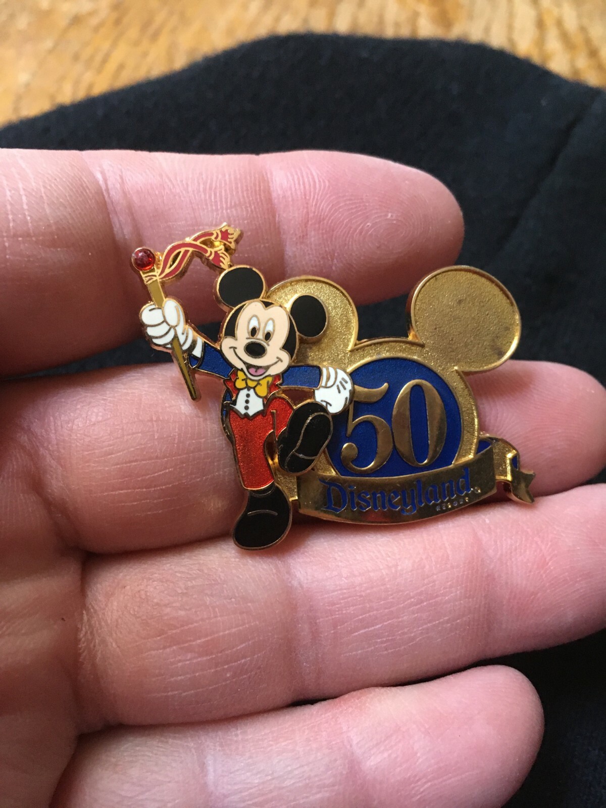 Disney Pin # Mickey Mouse 50 Disneyland