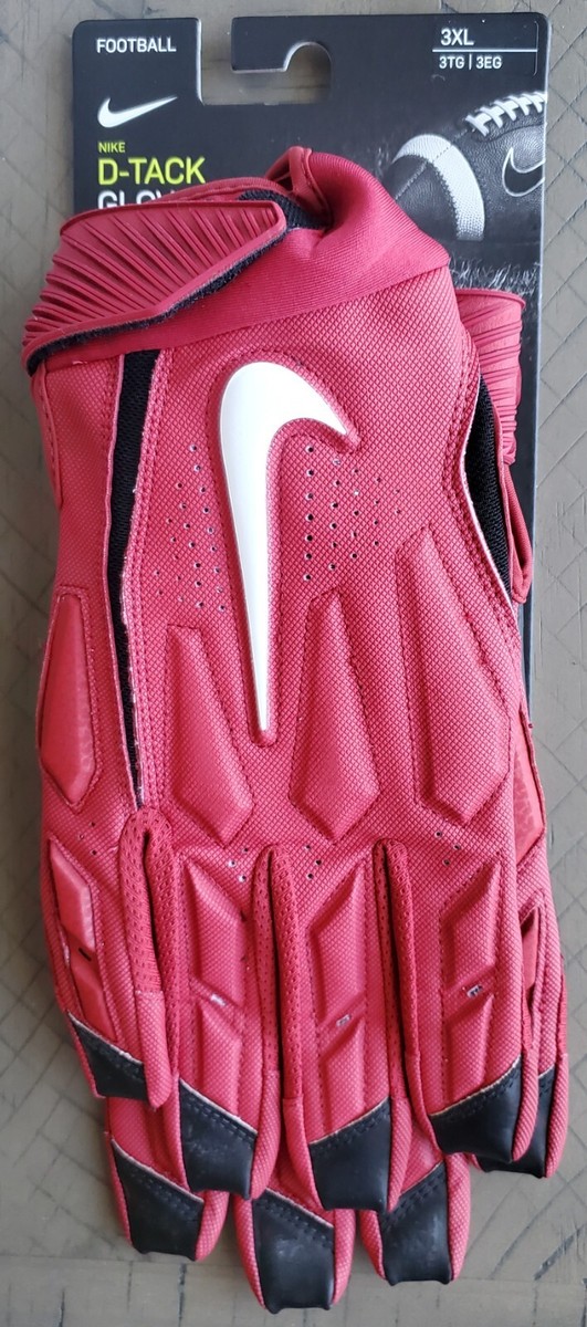 『希少』新品　Nike Alabama アメリカンフットボールグローブ　L Nike D-Tack 6.0 NFL Football Gloves Alabama Crimson Tide Sz