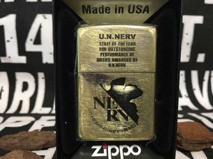 Zippo Oil Lighter Evangelion U.N.Nerv Award Ver | eBay