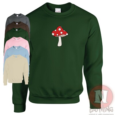 Fliegenpilz Design Sweatshirt Mushroom Art Ästhetik