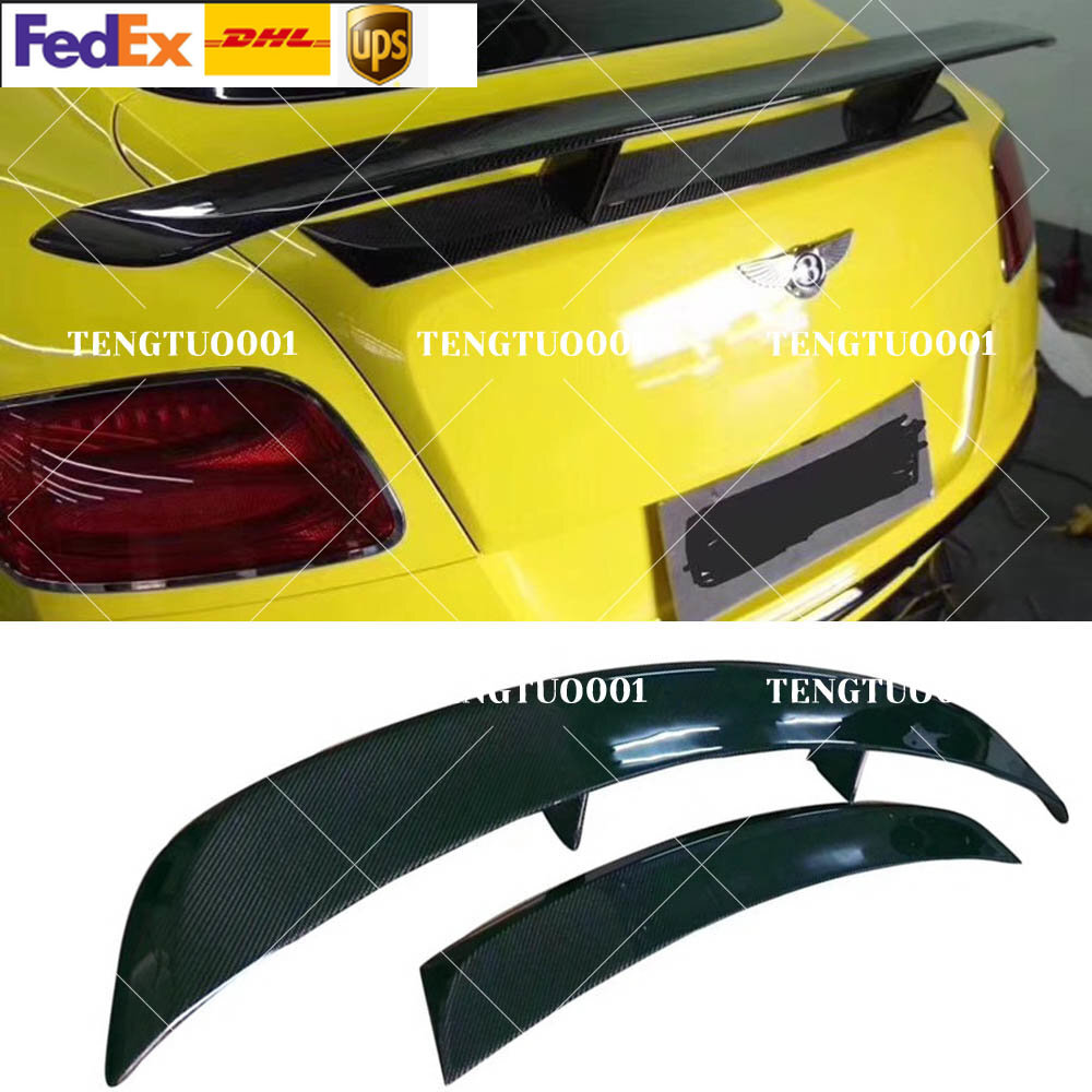 Carbon Fiber Car Rear Spoiler Wing Parts for Bentley Continental GT 2011-2015