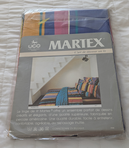 Sanderson Martex super king size flat sheet and matching square pillowcase - Picture 2 of 5
