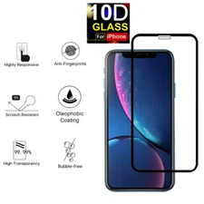FULL Coverage 10D Tempered Glass Screen Protector For Phone 11 / 11 Pro Max