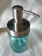 Mason Jar Soap Dispenser Converter Kit STAINLESS LID PUMP Free Shipping