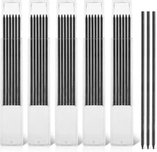 30 Pieces 2.8 Mm Pencil Lead Mechanical Carpenter Pencil Pica Dry Pencil Black
