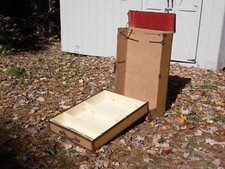 Vintage Hartmann Skymate Cushion Top Travel Wardrobe Steamer Trunk Luggage Chest