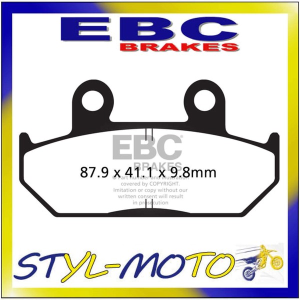 Fa124/2Hh BeläGe Sinter Vorderseite Links EBC Honda NX 650 Dominator 1988-1996-image