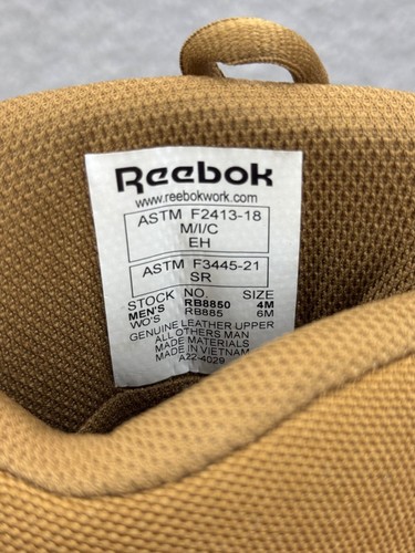Reebok Mens RB8850 Rapid Response Composite Toe Side Zipper Tactical Boots Sz 4 - Picture 12 of 14