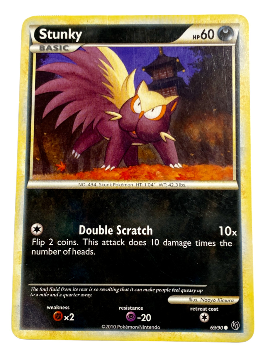 Pokémon TCG Stunky HS-Undaunted 69/90 Regular Common