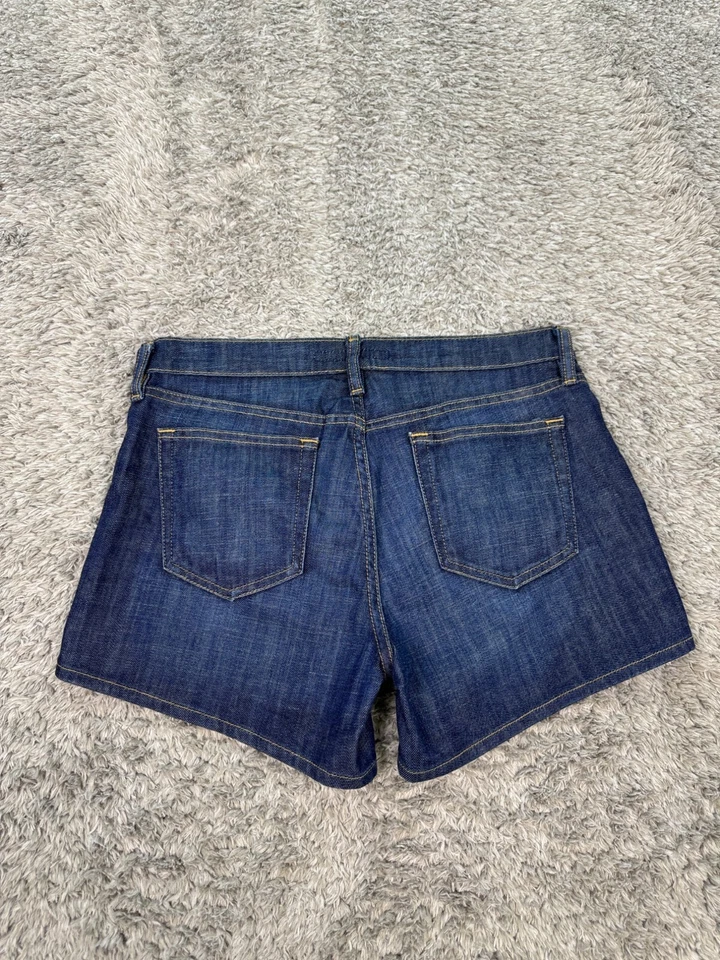 Pantalones Cortos de Jean Ralph Lauren Para Mujer 29x4 Esporas Lavado Oscuro Tiro Medio Elastizados Denim De Colección Foto 2 de 4