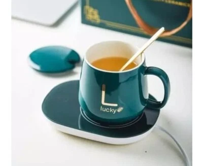 SMART Thermostat Cup Warmer,Mug Warmer,Ceramic Cup,Electric Mug Warmer,55 ℃ HeatingCup