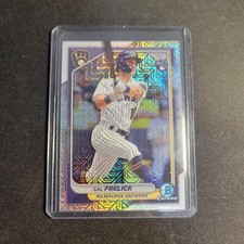 2024 Bowman Mega Box Sal Frelick RC #39 Mojo Refractor Milwaukee Brewers Rookie