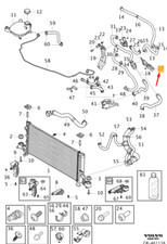 VOLVO XC40 Kühlsystem Schlauchhalterung 32249973 NEU ORIGINAL