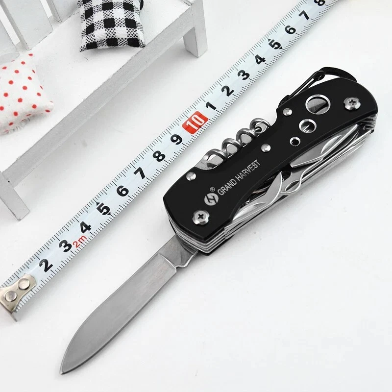 Multi-tool Folding Jack Knife Tools Hunting Survival Camping Stainless Steel Cut