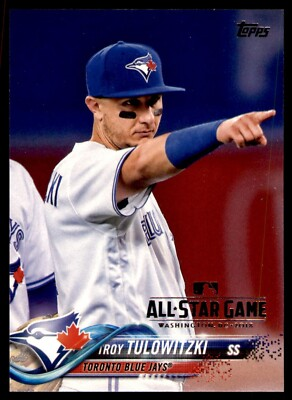 #ad 2018 Topps Troy Tulowitzki #302 Blue jays All Star Game Stamp SP $1.79