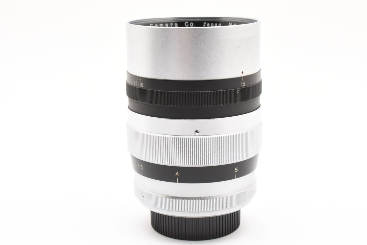 CANON LENS 85mm f1.5 L39 LTM レンズ #4075S CANON LENS 85mm f1.5 L39 MF Lens LTM L39 From JAPAN *Exc+5* #4075S