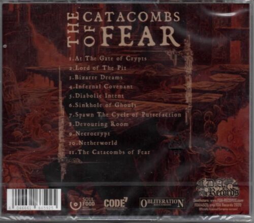 INVICTUS-THE CATACOMBS OF FEAR-CD-death metal-pestilence-tomb mold-gruesome - Picture 2 of 2