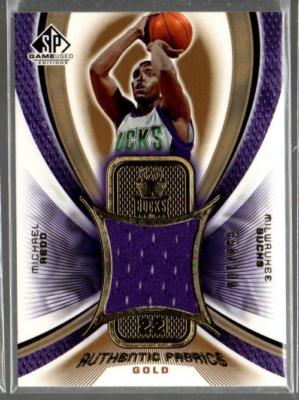 2005-06 SP Game Used Authentic Fabrics Gold #MR Michael Redd
