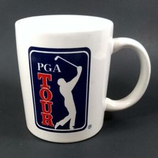 PGA Tour Golf White Coffee Tea Mug Classic Golf Logo