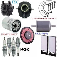 Tune Up Kit Filters Cap Wire Spark Plugs For NISSAN XTERRA L4 2.4L; Mexico 02-04